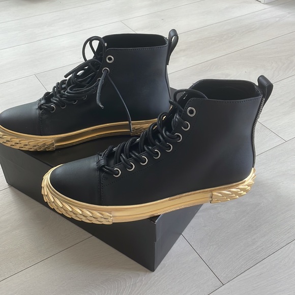 GIUSEPPE ZANOTTI SIZE 44 MENS BLABBER BLACK - Picture 8 of 8